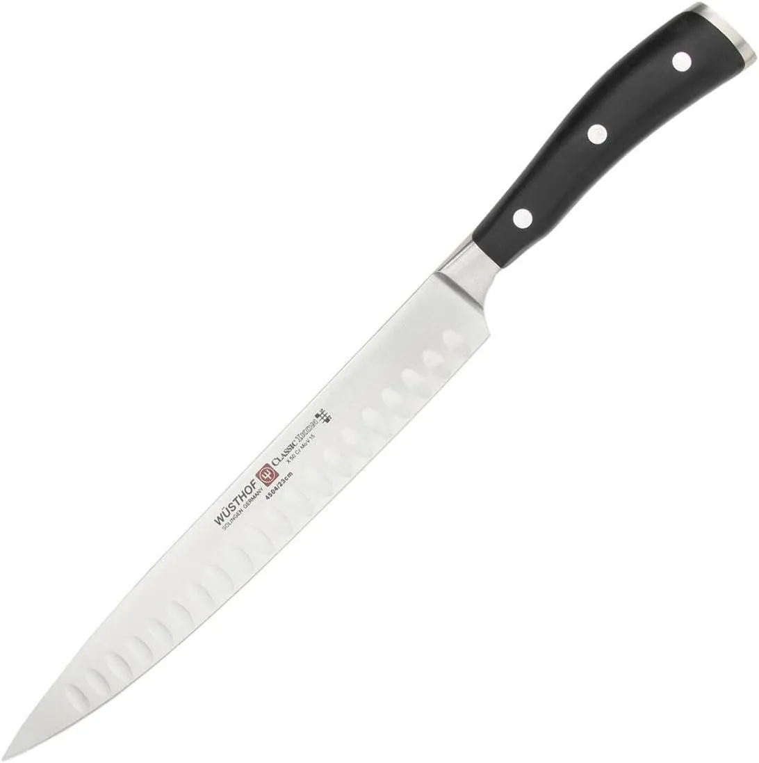 Wusthof Classic Ikon 9” Hollow Edge Carving Knife 4504-7/23