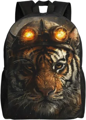 Xerial Tiger Miner Backpack Waterproof Anti Theft Durable Light Laptop Bag Backpacks For Women Men Travel Gym Backpack