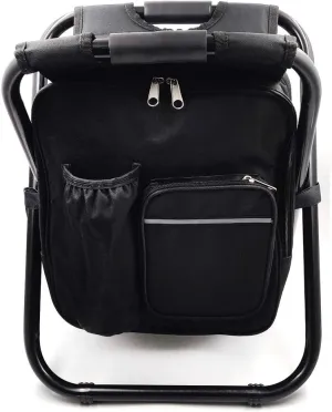 XKMT- Folding Stool Insulated Cooler Bag Backpack Chair Beach Fishing Camping Hiking