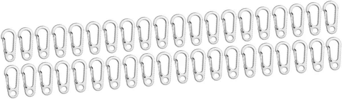 YARNOW Carabiner Climbing Clips Chains Handbag Chain Hook Key Chain Straps Wall Anchor Picture Hanging Wire