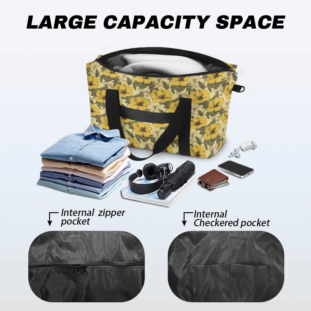 Yellow Hibiscus Lightweight luggage