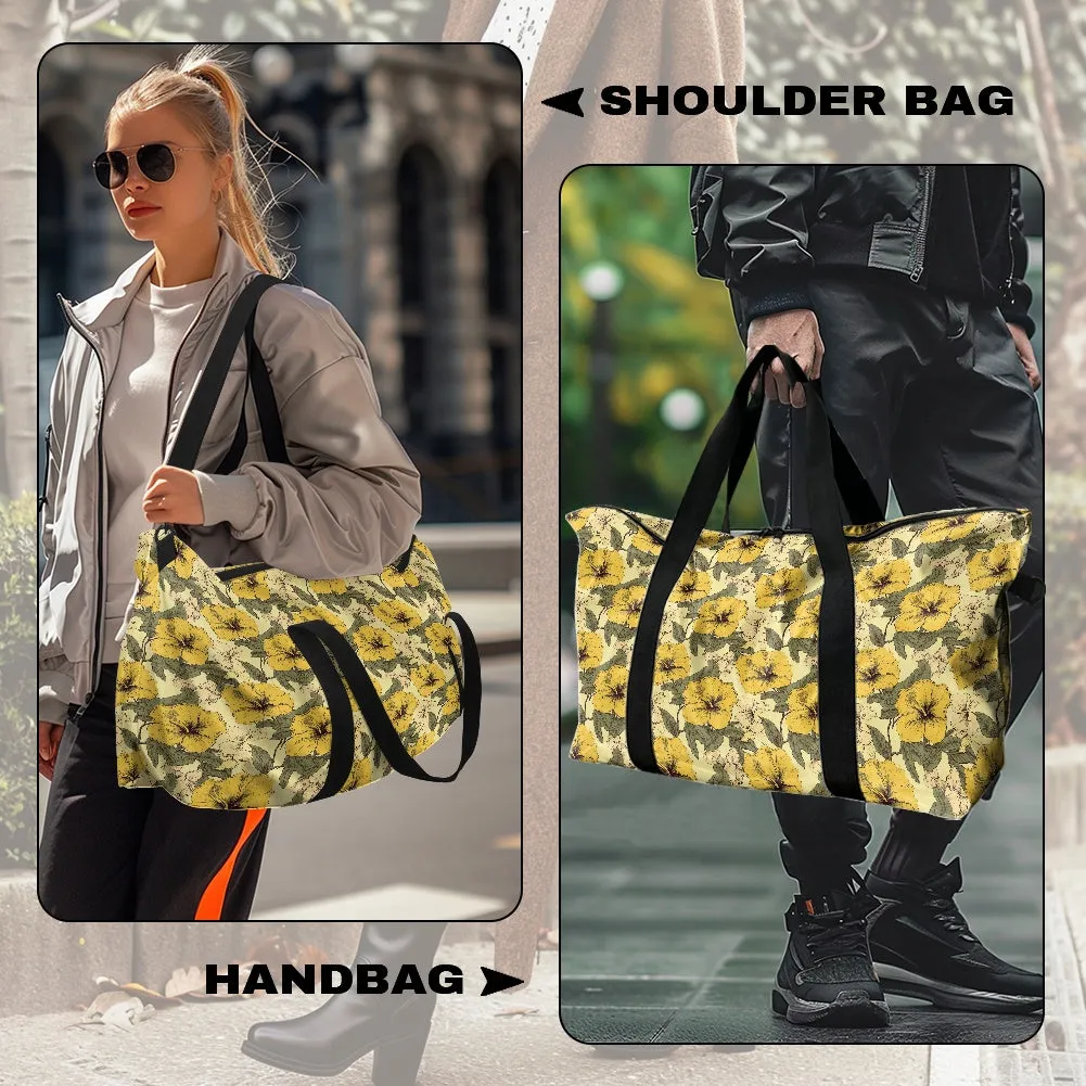 Yellow Hibiscus Lightweight luggage