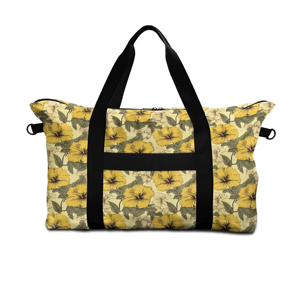Yellow Hibiscus Lightweight luggage