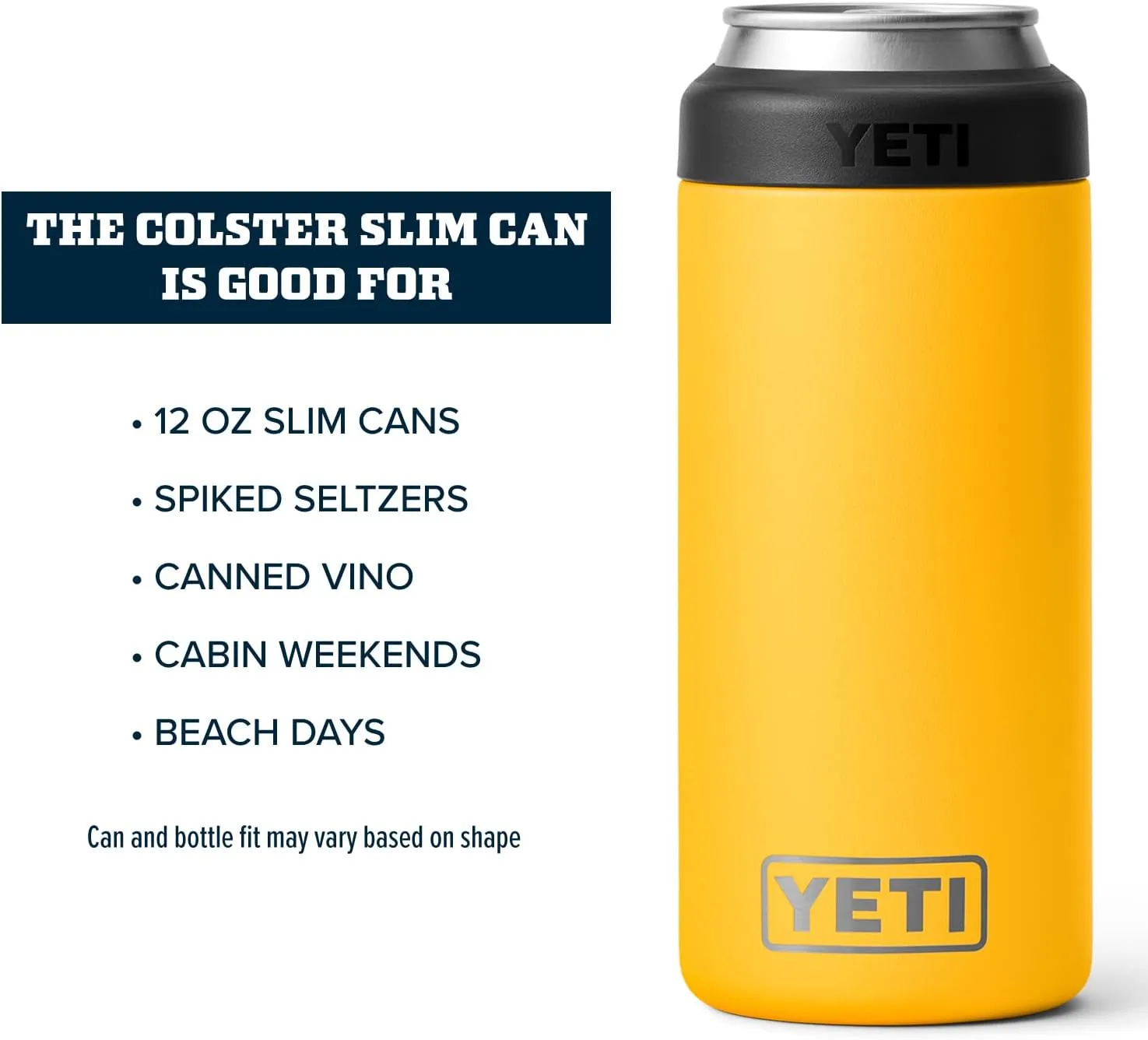 YETI Rambler 12 oz. Colster Slim Can Insulator for the Slim Hard Seltzer Cans