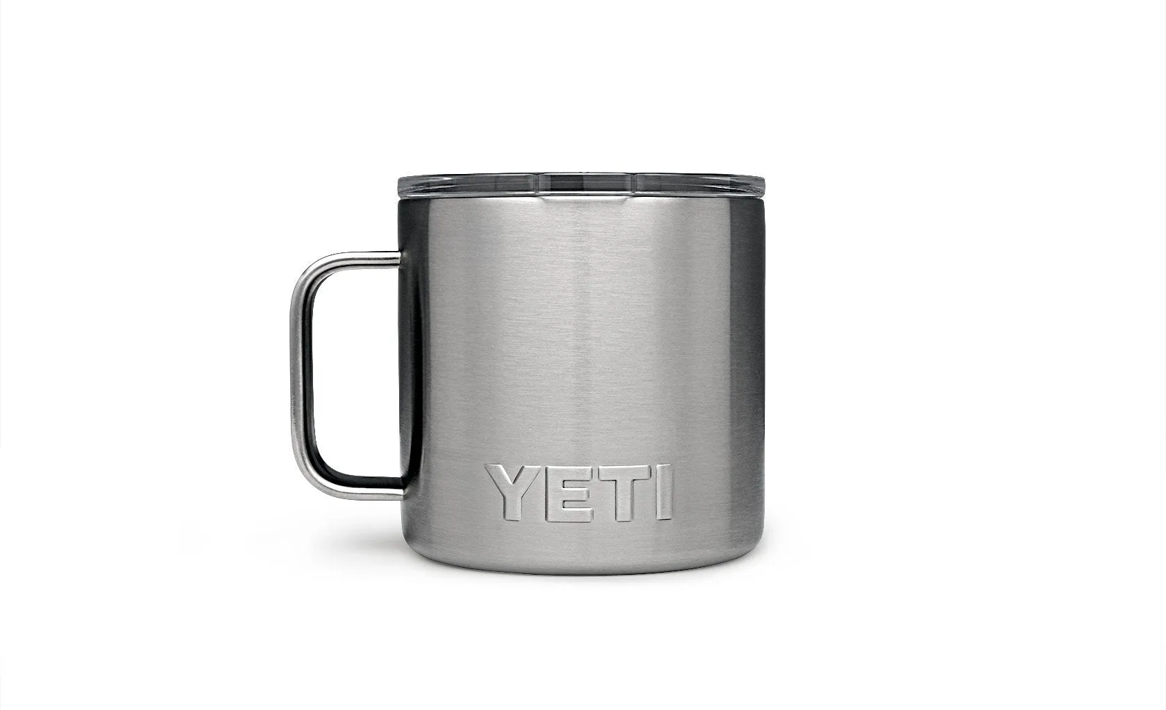 YETI RAMBLER 14OZ(414ML ) MUG W/LID - STAINLESS