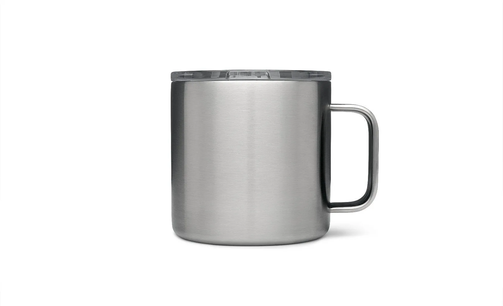 YETI RAMBLER 14OZ(414ML ) MUG W/LID - STAINLESS