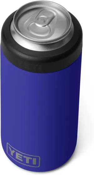 YETI Rambler 16 oz. Colster Tall Can Insulator for Tallboys & 16 oz. Cans, Offshore Blue