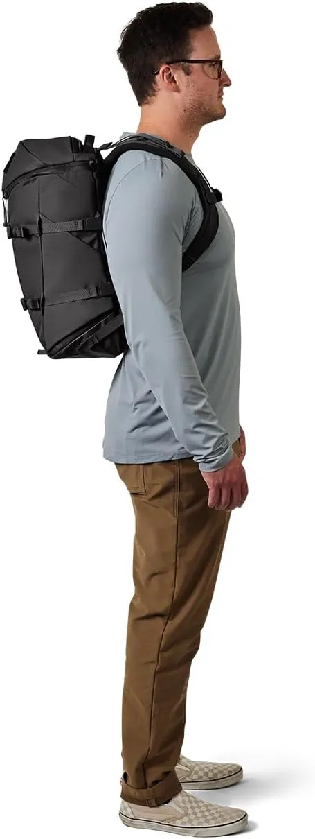 YETI Ranchero Backpack 22L, All-Day Utility Pack, Structured and Durable, Black