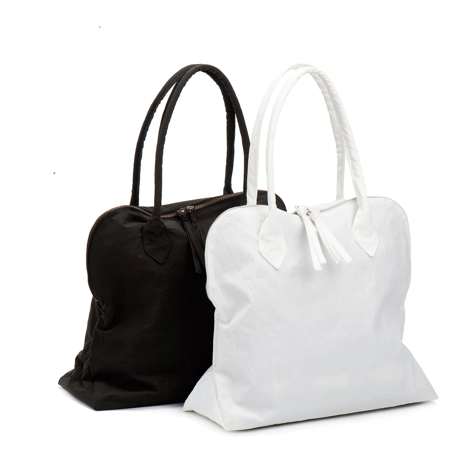 YOKO Black Vegan Lightweight Fabric Bag