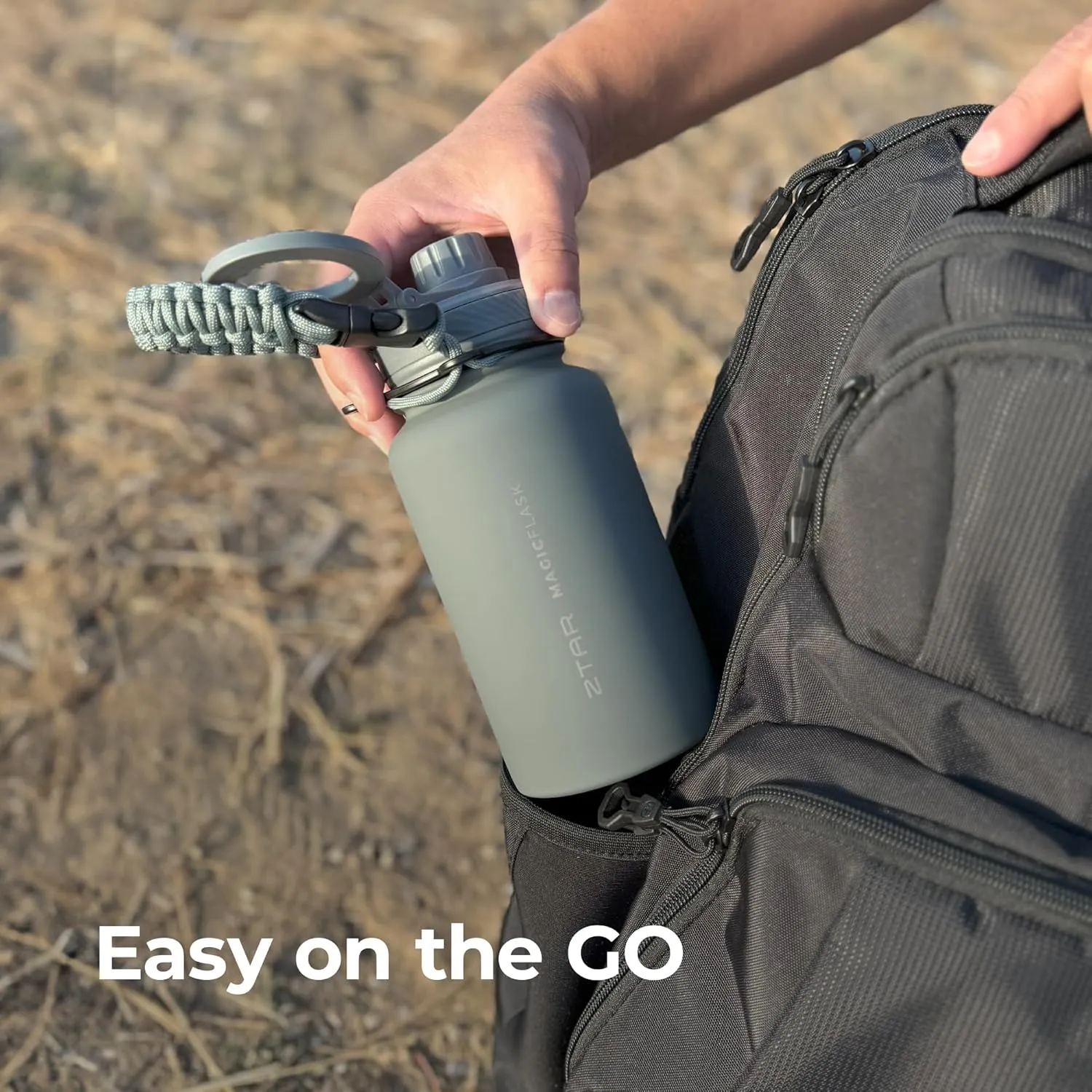 ZTAR Insulated Stainless Steel Water Bottle – Compatible with Magsafe usable as Tripod, Leak-Proof, Keeps Drinks cool or warm, For Travel, Gym, and Office, Ideal Gift for Women, Men & Kids, 32 oz