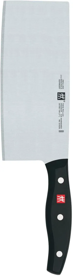 ZWILLING Twin Signature 7-inch Chinese Vegetable Cleaver, Razor-Sharp, Made in Company-Owned German Factory with Special Formula Steel perfected for almost 300 Years, German Knife