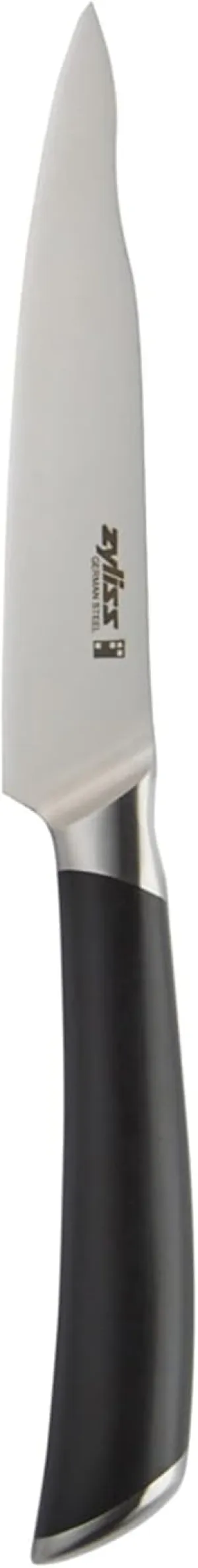 Zyliss Comfort Pro Paring Knife - Full Tang Vegetable & Fruit Knife - Ice Hardened Stainless Steel Peeling & Paring Knife - Cutlery with Antibacterial Handle - Black/Stainless Steel - 4.5 inches