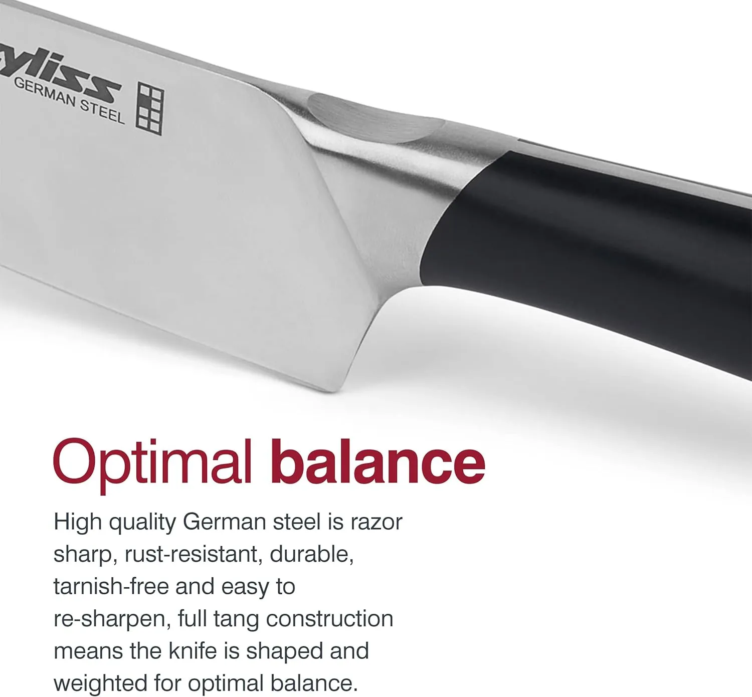 Zyliss Comfort Pro Paring Knife - Full Tang Vegetable & Fruit Knife - Ice Hardened Stainless Steel Peeling & Paring Knife - Cutlery with Antibacterial Handle - Black/Stainless Steel - 4.5 inches